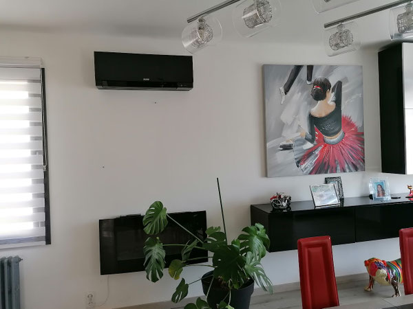 Climatiseur réversible Mitsubishi Electric installé par Ent. LASSAVE David dans les Bouches-du-Rhône